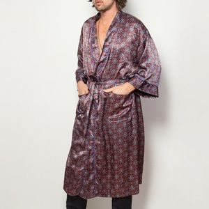 Christian Dior Men's Vintage Smoking Jacket Robe